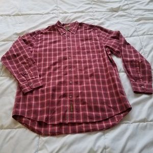 Plaid Timberland button up shirt